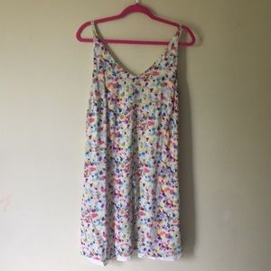 CAbi Ditsy Watercolor Floral Meadow Dress